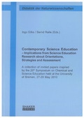 Cover: Contemporary Science Education - Implications from Science Education Research about Orientations, Strategies and Assessment - Shaker