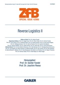 Cover: Reverse Logistics II - Springer Gabler