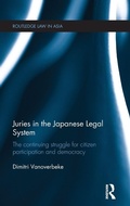 Cover: Juries in the Japanese Legal System - Routledge