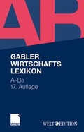 Cover: Gabler Wirtschaftslexikon - Springer Gabler