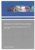 Cover: Modelling of incremental forming processes - Shaker