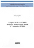 Cover: Adaptive Multi-user MIMO Resource Allocation for Uplink DFT-precoded OFDMA - Shaker