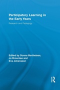 Cover: Participatory Learning in the Early Years - Routledge