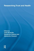 Cover: Researching Trust and Health - Routledge