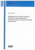 Cover: Modellbasierter Entwurf resonant betriebener, piezoelektrischer Biegeschwinger in Energy Harvesting Generatoren - Shaker