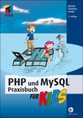 Cover: PHP und MySQL Praxisbuch f&uuml;r Kids - bhv