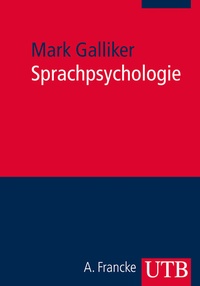 Abbildung von: Sprachpsychologie - UTB