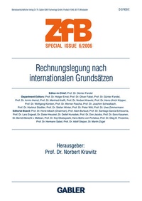 Abbildung von: Rechnungslegung nach internationalen Grundsätzen - Springer Gabler