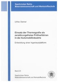 Cover: Einsatz der Thermografie als zerst&ouml;rungsfreies Pr&uuml;fverfahren in der Automobilindustrie - Shaker