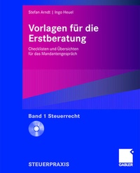 Abbildung von: Vorlagen für die Erstberatung - Steuerrecht - Springer Gabler