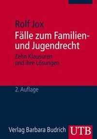 Abbildung von: Fälle zum Familien- und Jugendrecht - UTB