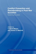Cover: Conflict Prevention and Peace-building in Post-War Societies - Routledge