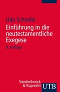 Cover: Einf&uuml;hrung in die neutestamentliche Exegese - UTB