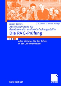 Abbildung von: Die RVG-Prüfung - Springer Gabler