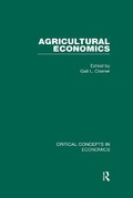 Cover: Agricultural Economics - Routledge