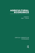 Cover: Agricultural Economics - Routledge