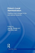 Cover: China's Local Administration - Routledge