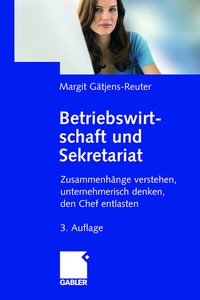 Abbildung von: Betriebswirtschaft und Sekretariat - Springer Gabler