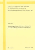 Cover: Einsatzm&ouml;glichkeiten elektrischer Antriebe f&uuml;r landwirtschaftliche Maschinenkombinationen - Shaker