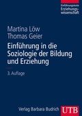 Cover: Einf&uuml;hrung in die Soziologie der Bildung und Erziehung - UTB