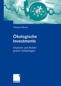 Cover: &Ouml;kologische Investments - Springer Gabler