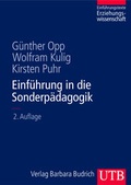 Cover: Einf&uuml;hrung in die Sonderp&auml;dagogik - UTB