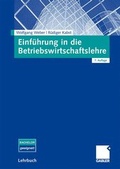 Cover: Einf&uuml;hrung in die Betriebswirtschaftslehre - Springer Gabler