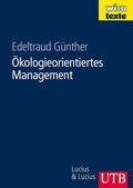 Cover: &Ouml;kologieorientiertes Management - UTB