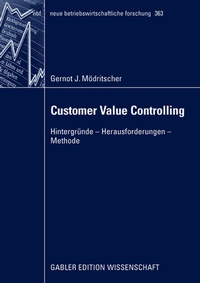 Abbildung von: Customer Value Controlling - Springer Gabler