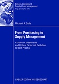Cover: From Purchasing to Supply Management - Springer Gabler
