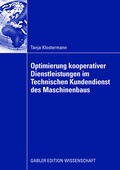 Cover: Optimierung kooperativer Dienstleistungen im Technischen Kundendienst des Maschinenbaus - Springer Gabler