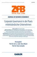 Cover: Corporate Governance in der Praxis mittelst&auml;ndischer Unternehmen - Springer Gabler