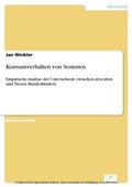 Cover: Konsumverhalten von Senioren - diplom.de