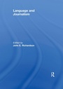 Cover: Language and Journalism - Routledge