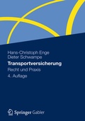 Cover: Transportversicherung - Springer Gabler