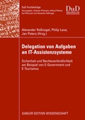 Cover: Delegation von Aufgaben an IT-Assistenzsysteme - Springer Gabler