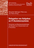 Cover: Delegation von Aufgaben an IT-Assistenzsysteme - Springer Gabler