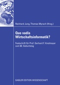 Bild: Quo vadis Wirtschaftsinformatik? - Springer Gabler