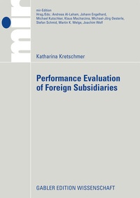 Abbildung von: Performance Evaluation of Foreign Subsidiaries - Springer Gabler