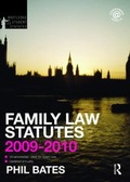 Cover: Family Law Statutes 2009-2010 - Routledge Cavendish