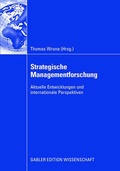 Cover: Strategische Managementforschung - Springer Gabler