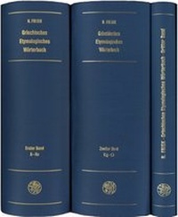 Abbildung von: Griechisches etymologisches Wörterbuch / A - Ko - Universitätsverlag Winter