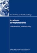 Cover: Academic Entrepreneurship - Springer Gabler