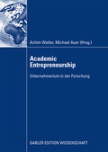 Cover: Academic Entrepreneurship - Springer Gabler