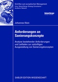 Cover: Anforderungen an Sanierungskonzepte - Springer Gabler