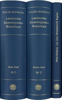 Abbildung von: Lateinisches etymologisches Wörterbuch - Universitätsverlag Winter