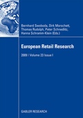 Cover: European Retail Research - Springer Gabler