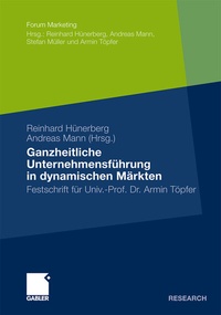 Abbildung von: Ganzheitliche Unternehmensführung in dynamischen Märkten - Springer Gabler