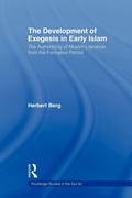 Cover: The Development of Exegesis in Early Islam - Routledge
