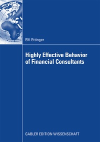 Abbildung von: Highly Effective Behavior of Financial Consultants - Springer Gabler
